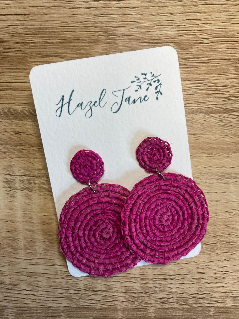 Earrings - Fuchsia