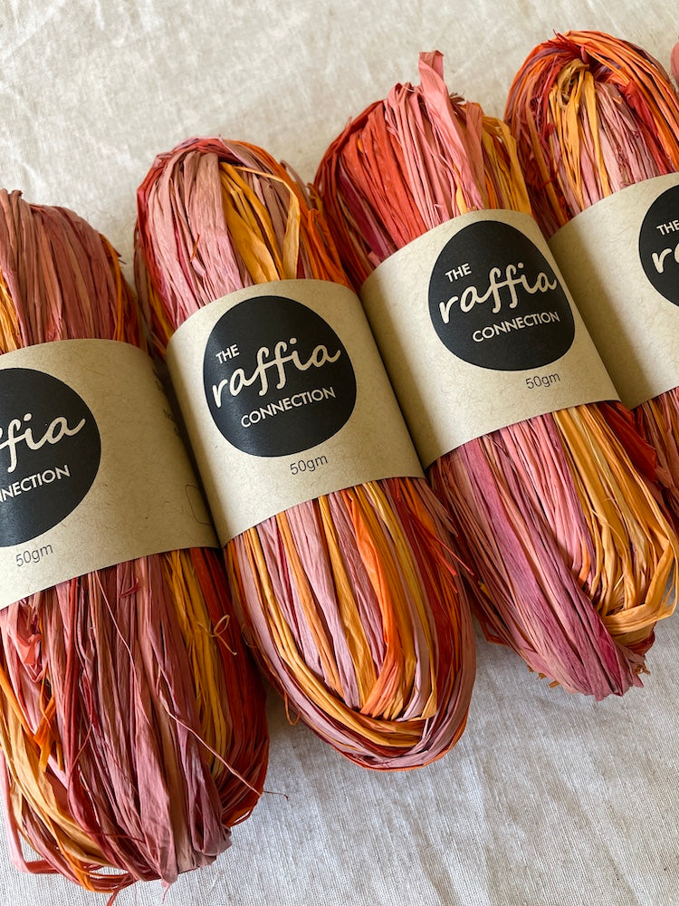 Raffia 50g Firelight