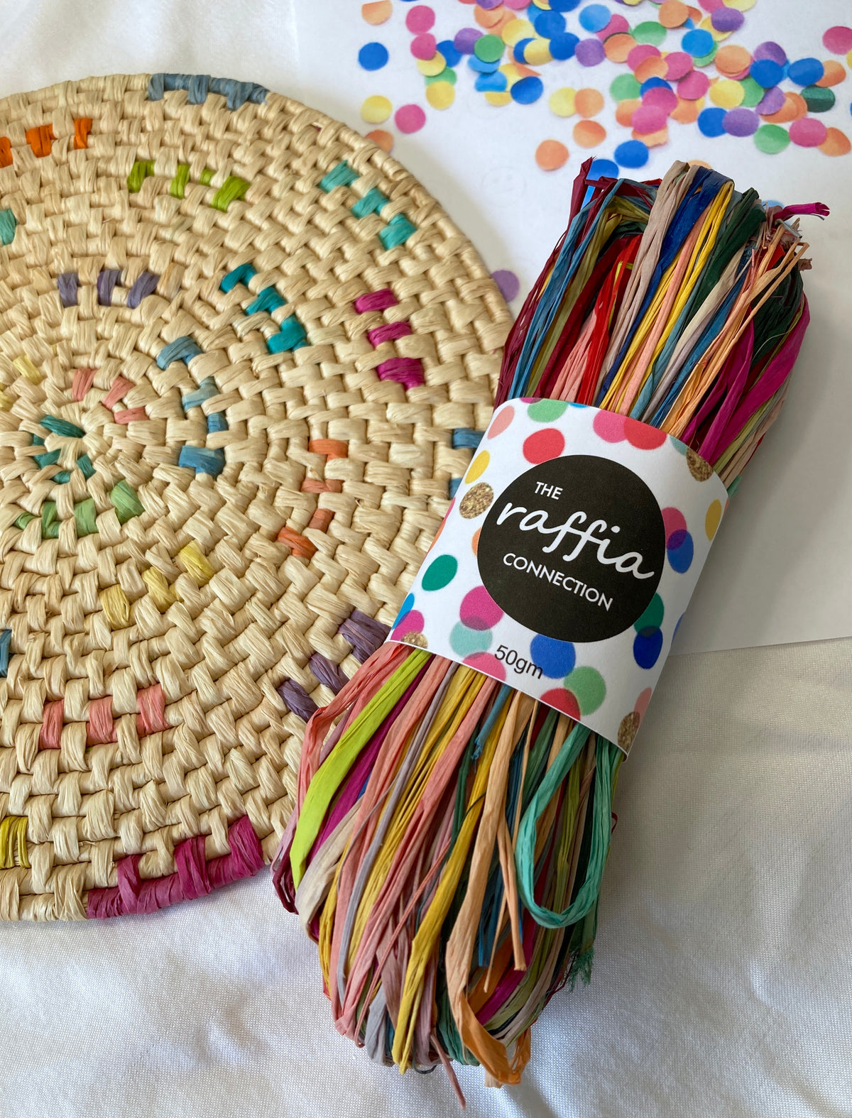 Raffia & Hemp Bundle - Confetti