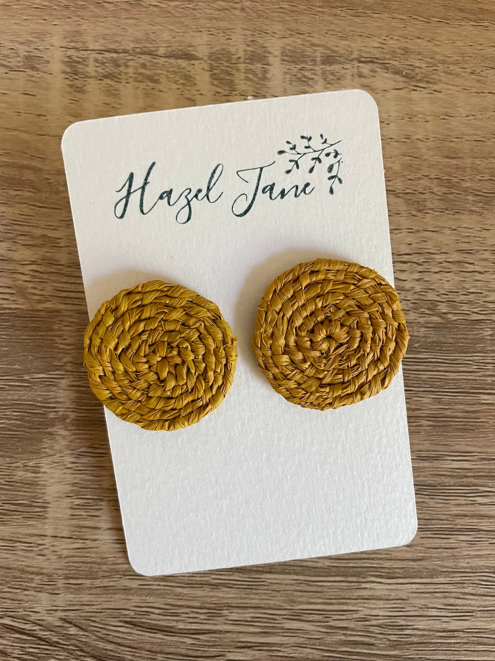 Earrings - Ochre studs