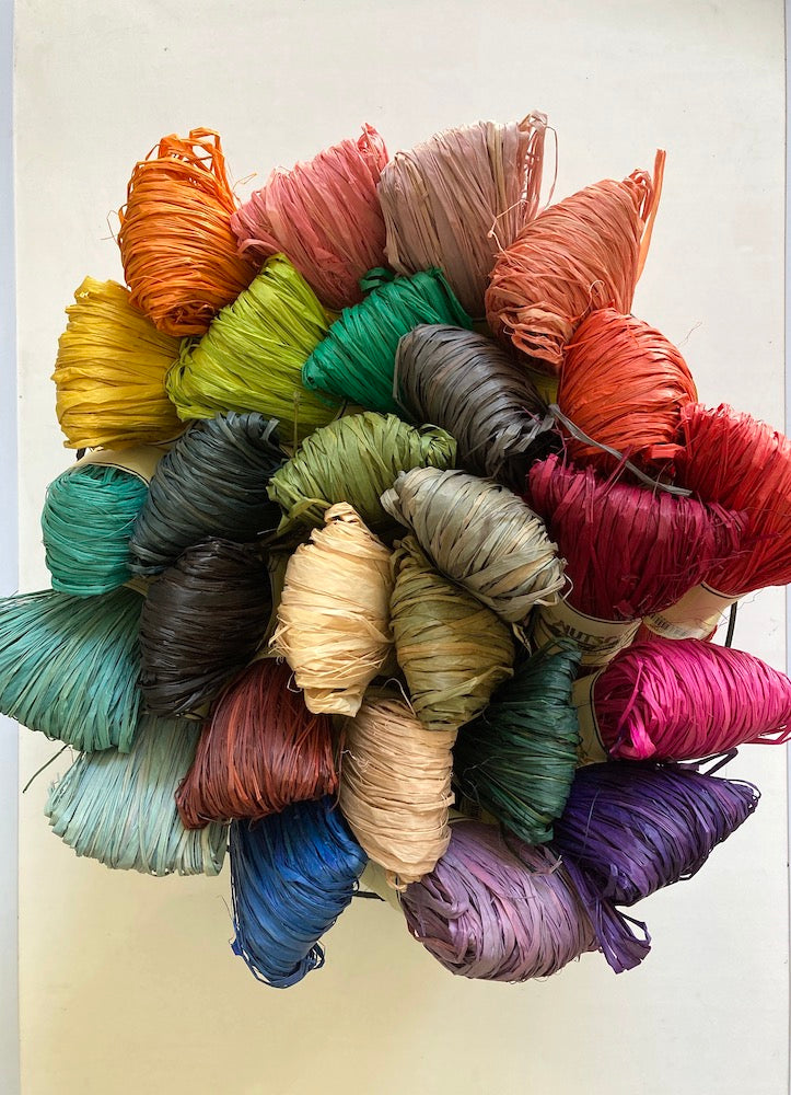 Raffia Wall Hanging Kit & Online Course (5 col)