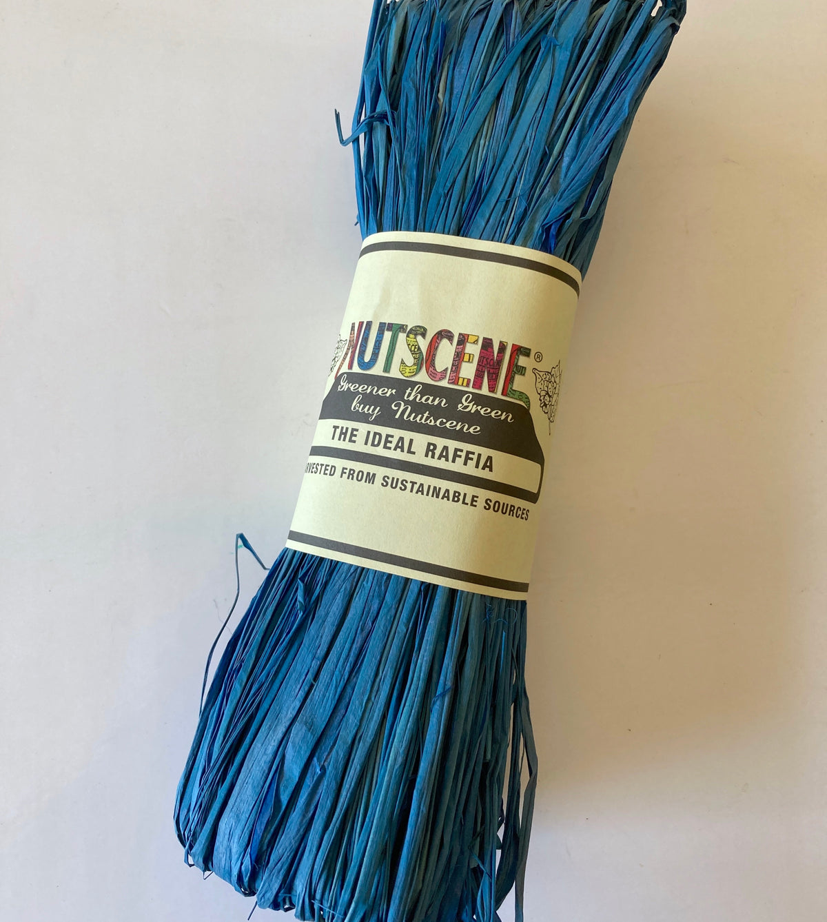 Nutscene Raffia 50g - Delphinium Blue