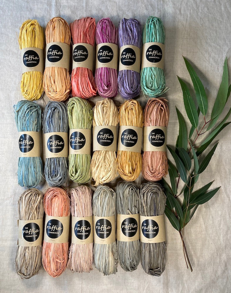 Raffia Wall Hanging Kit & Online Course (5 col)