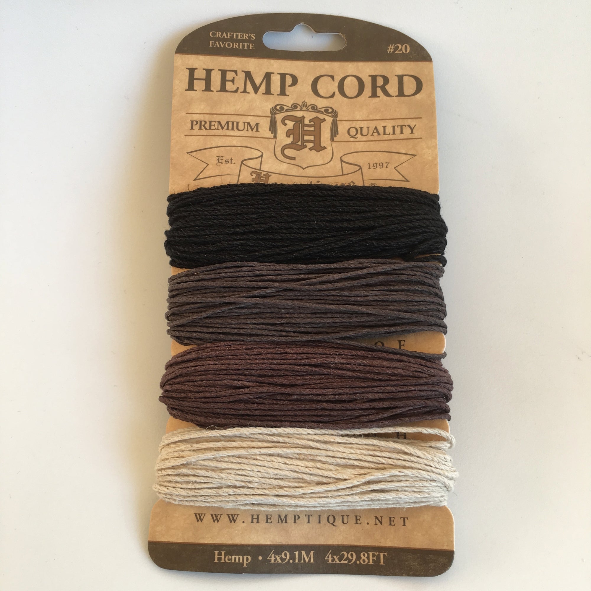 Hemp Cord Card - Birds of a Feather