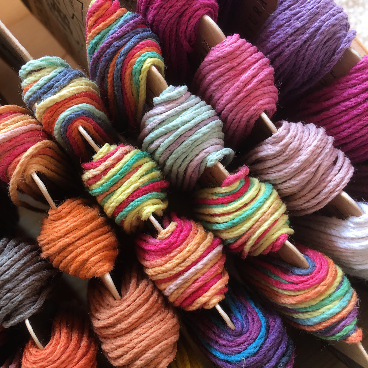 Hemp Cord Card - Ruby