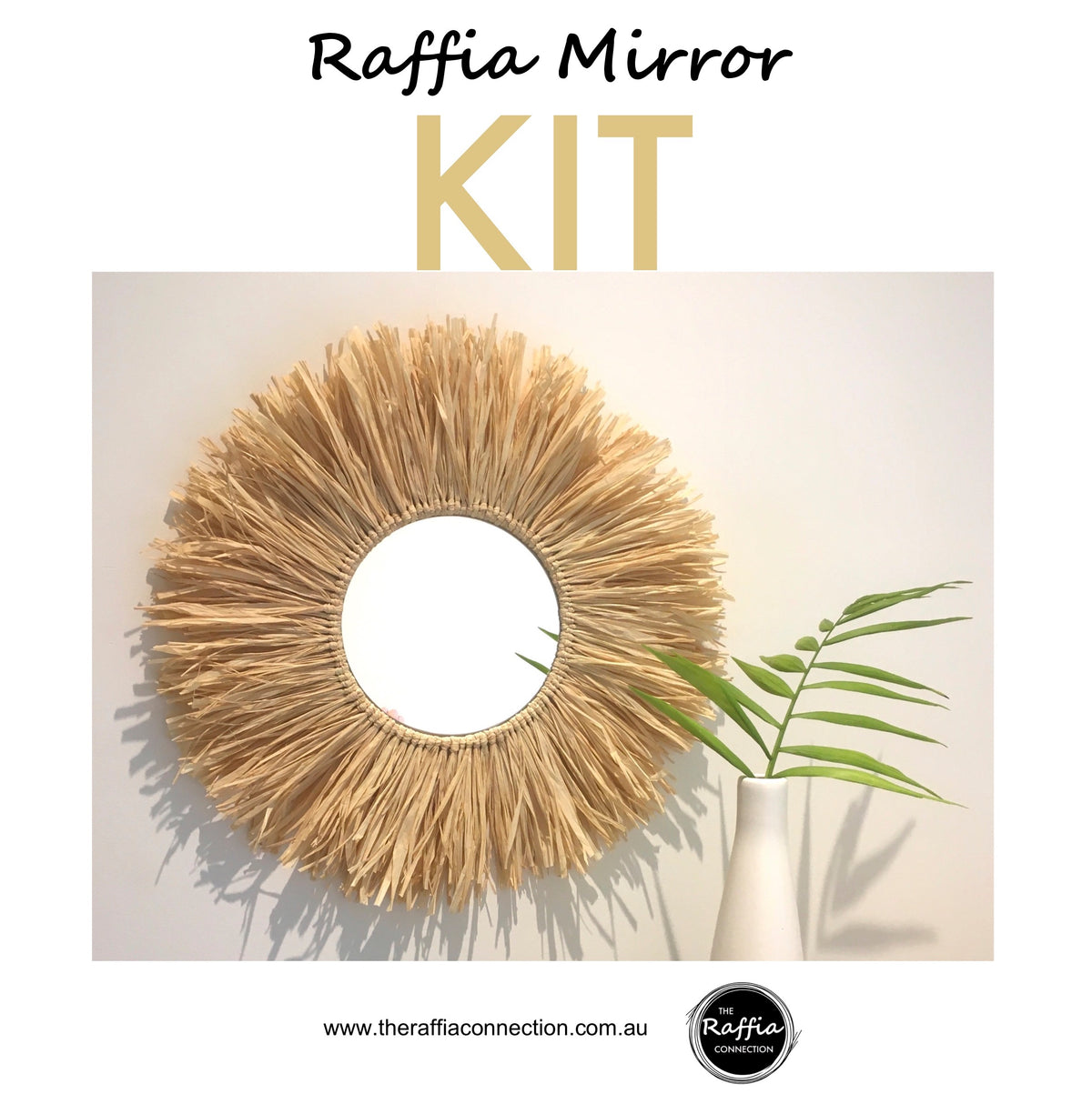 Raffia Mirror Kit