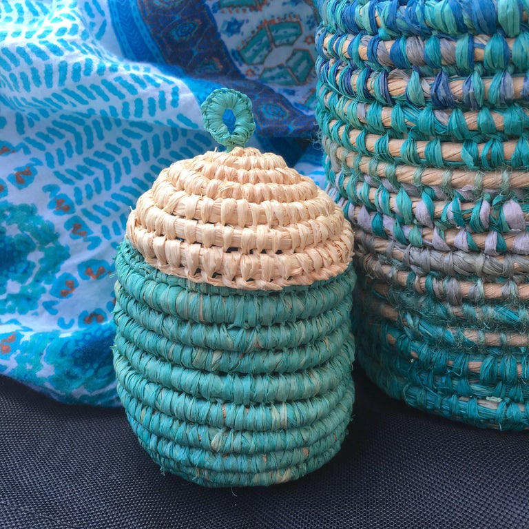 Raffia 50g - Opal (Hand-dyed)