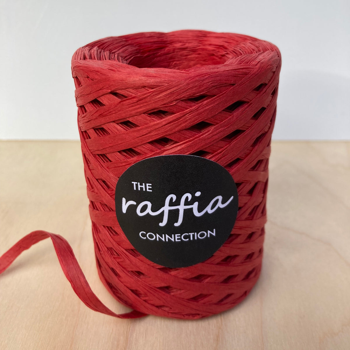 Paper Raffia 100m Red