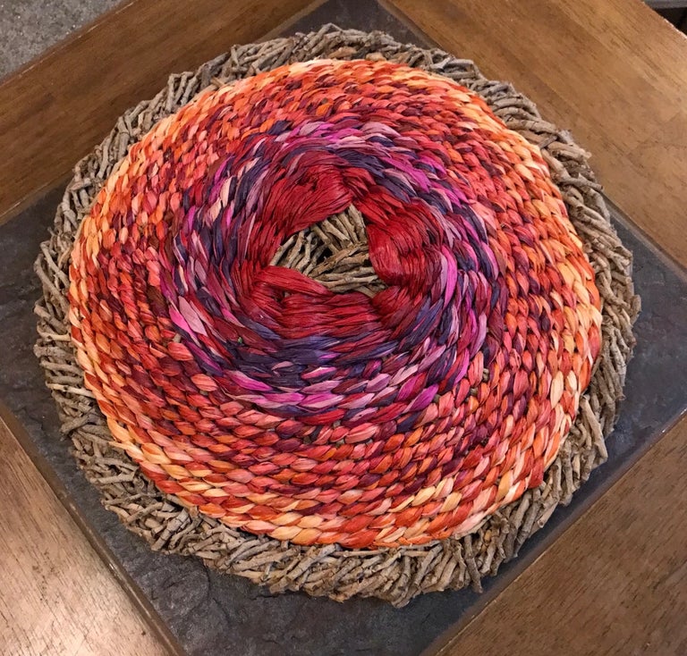 Raffia 50g - Desert Pea (Hand-dyed)