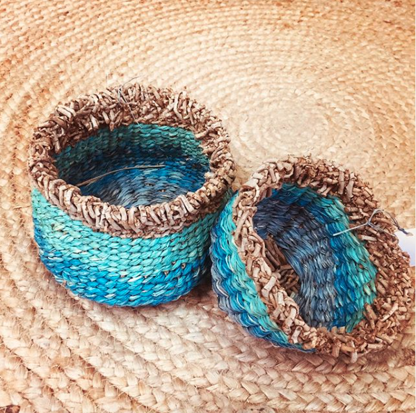 Raffia 50g - Sky (Hand-dyed)
