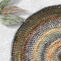 Raffia Tray Kit & Online Course 1 EARTH