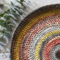 Raffia Tray Kit & Online Course 1 RED CENTRE