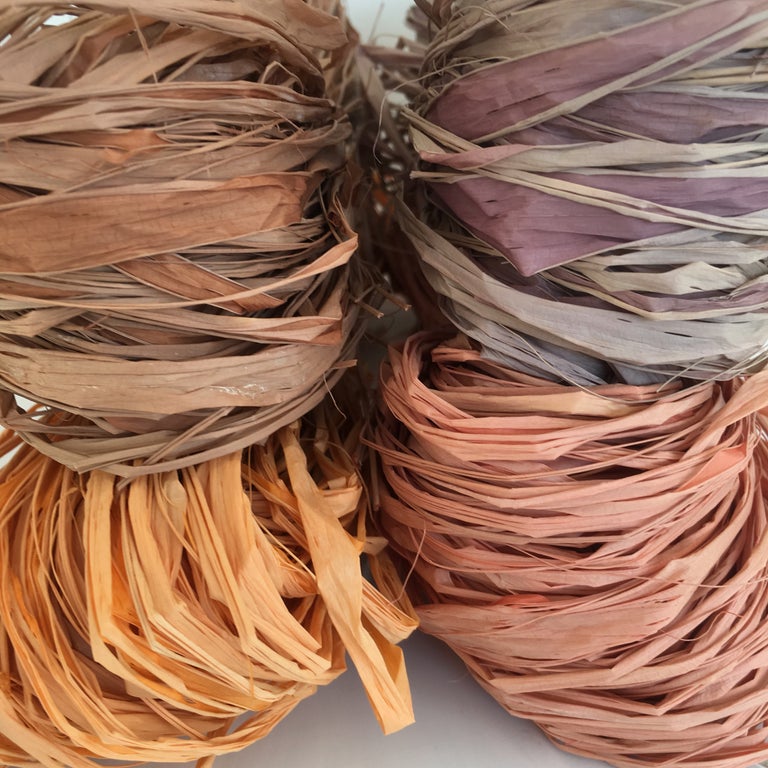 Raffia 50g - Burnt Umber (Hand-dyed)