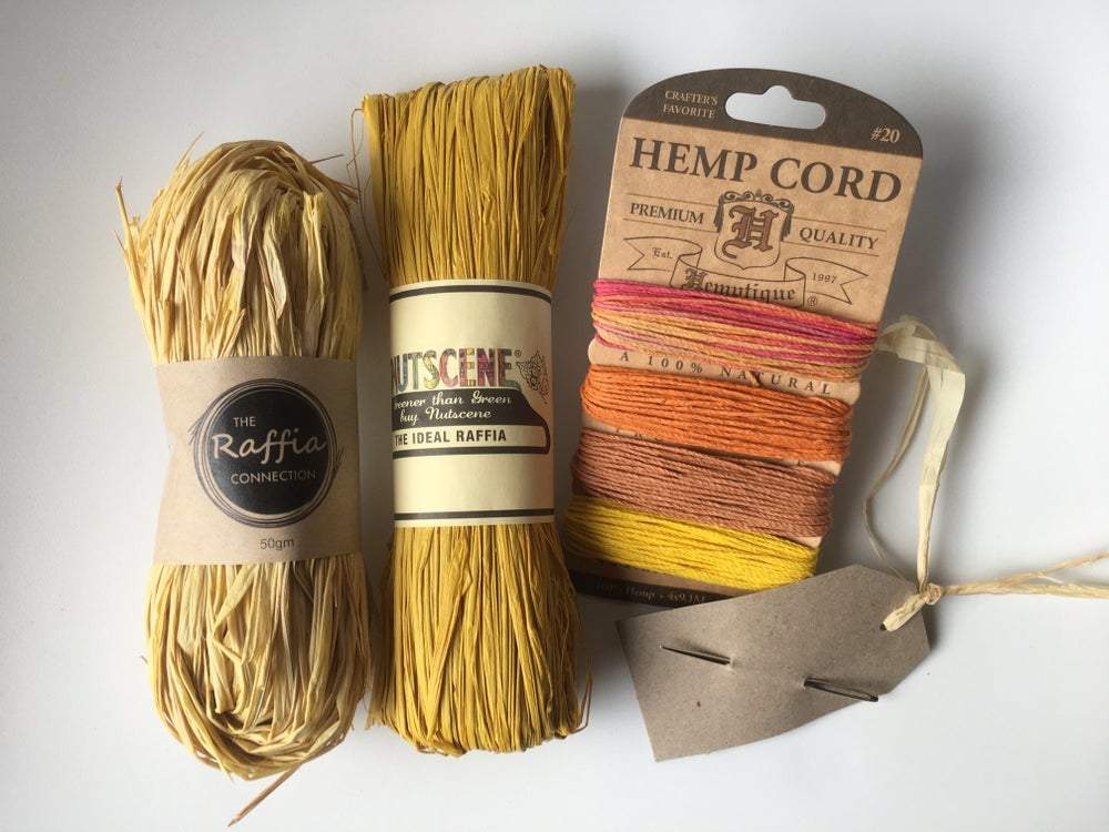 Raffia & Hemp Bundle - Sun Glow