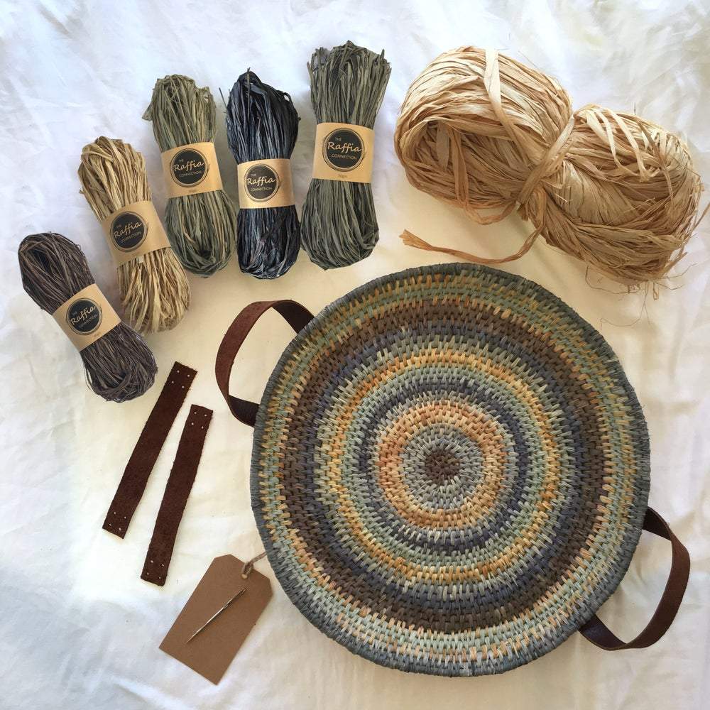 Raffia Tray Kit & Online Course 1 EARTH