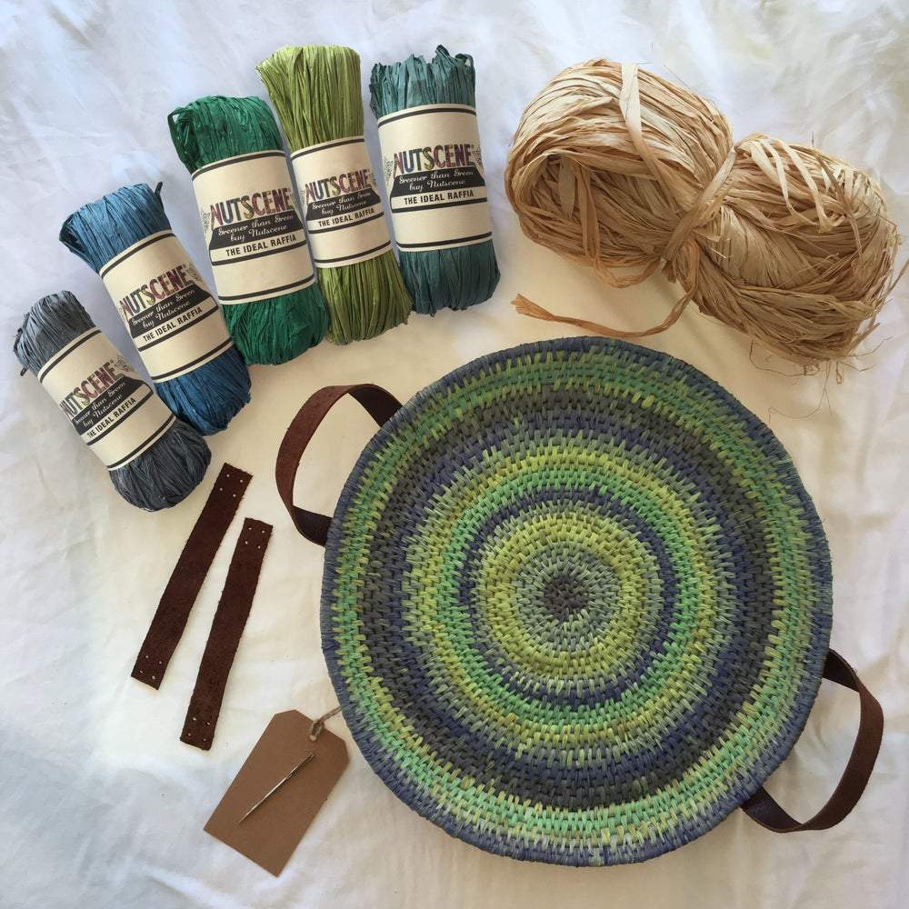 Raffia Tray Kit & Online Course 1 FOREST