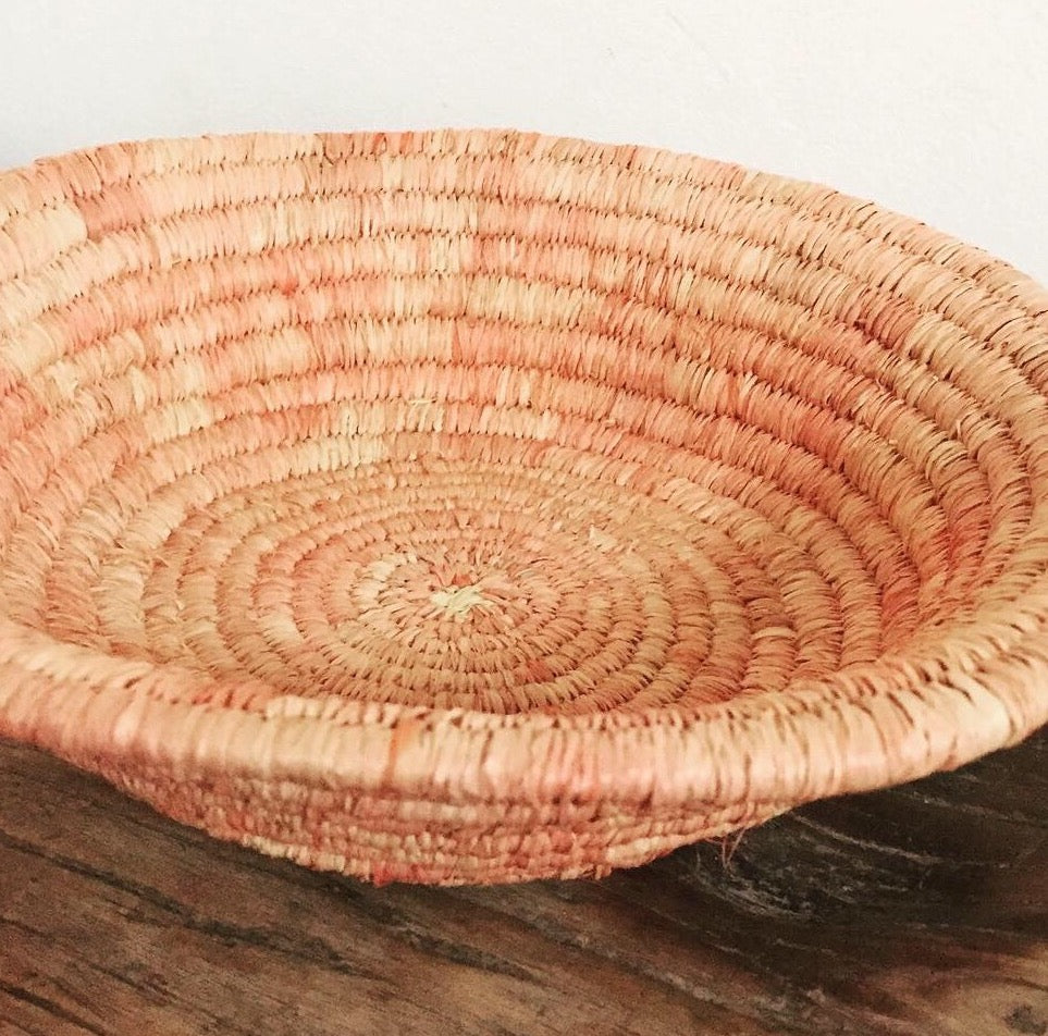 Raffia 50g - Coral (Hand-dyed)
