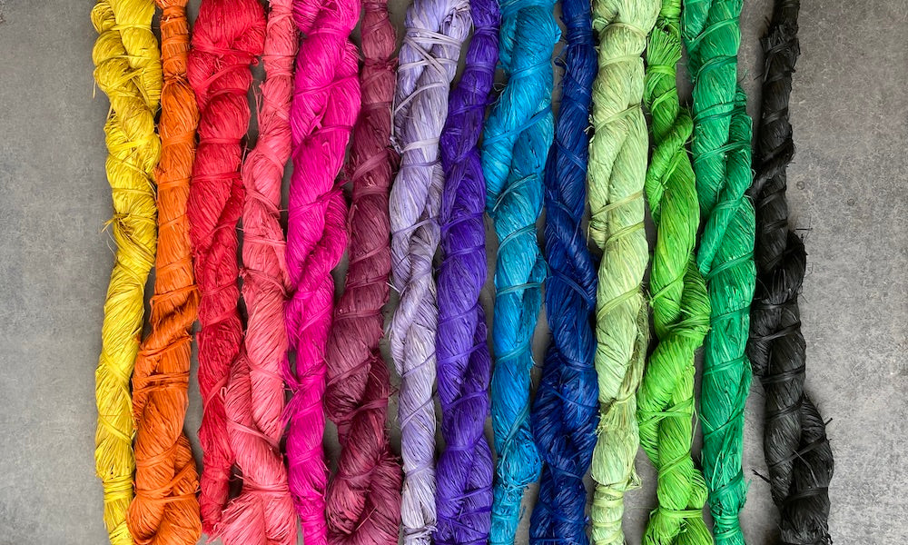 Tjanpi Raffia 250g Orange