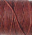 Waxed Linen Thread - Dark Rust 10m