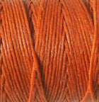Waxed Linen Thread - Orange Crush 100m