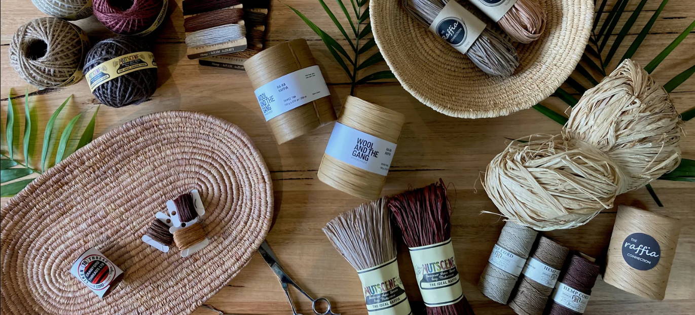 How To Make A Set Of Raffia Coasters - The Raffia Connection