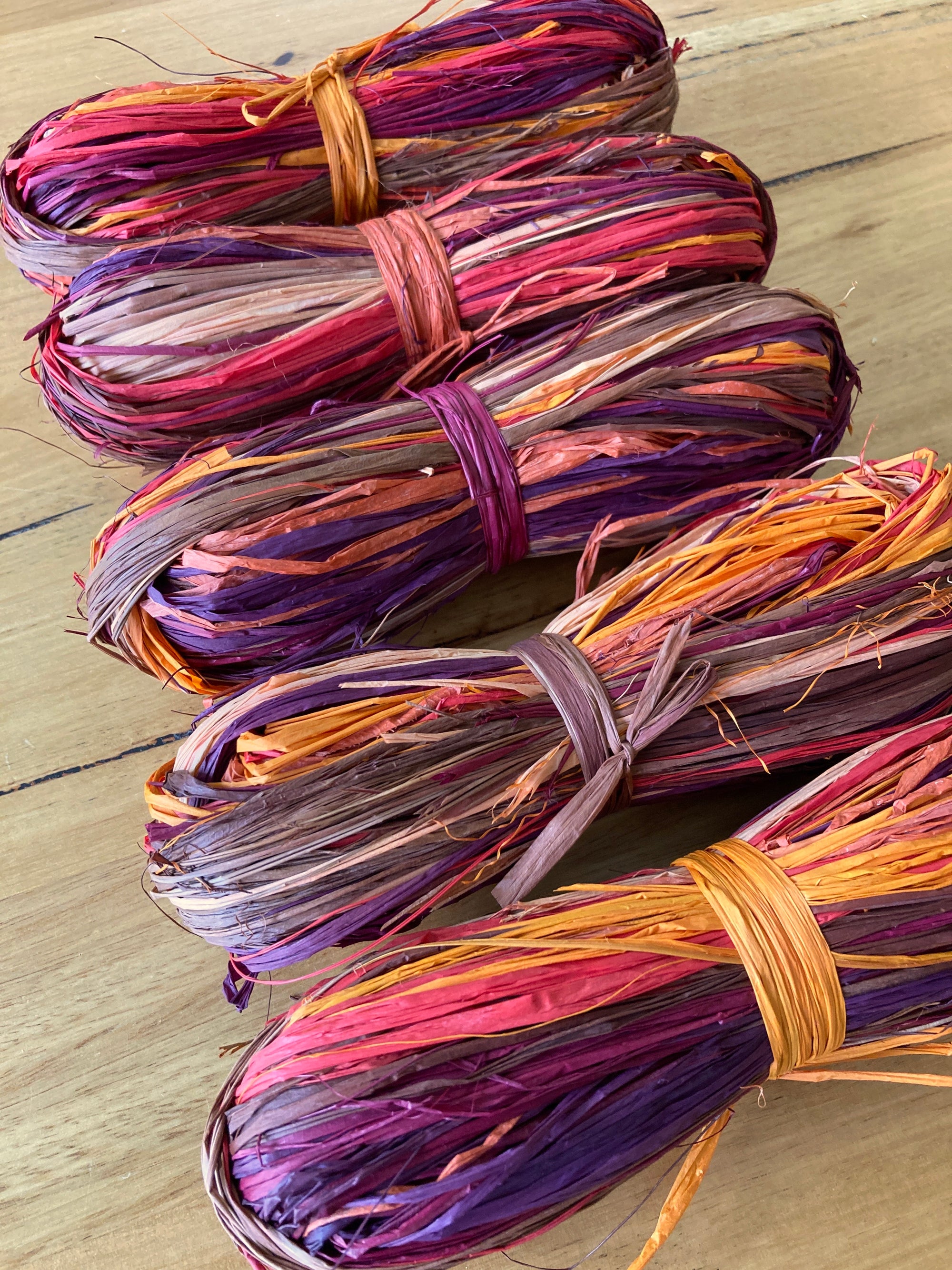 Raffia 50g Autumn