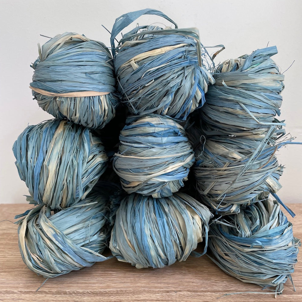 Raffia 50g Dappled Sky-Blue