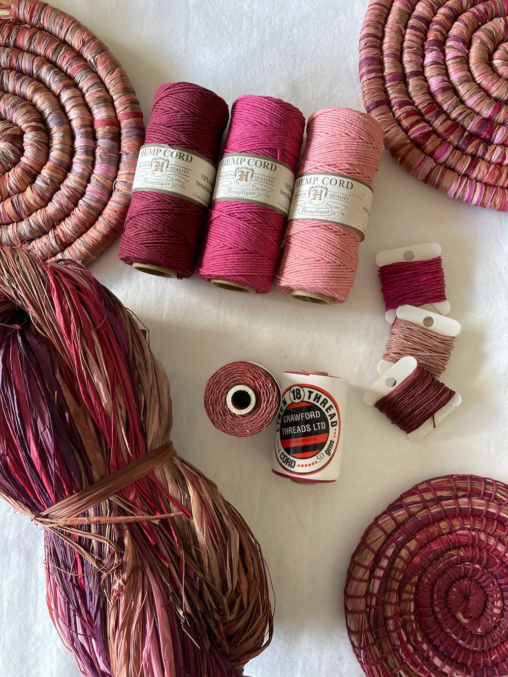 Raffia 50g The Burgundy Edition