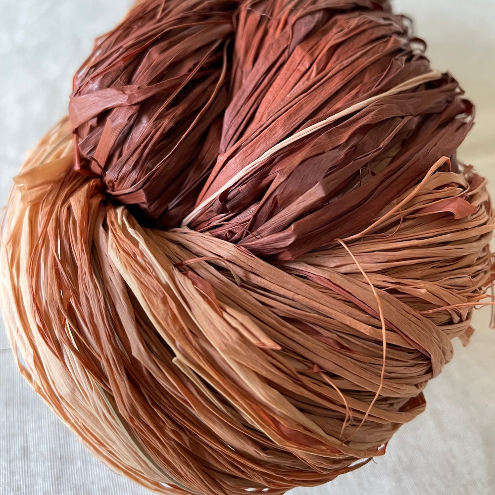 Raffia Basket Kit - Ombré Chestnut