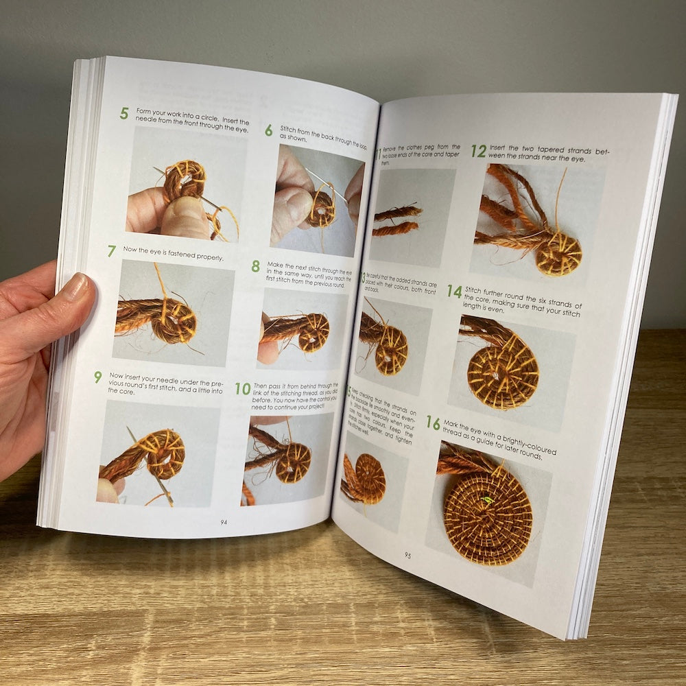 Basket Coiling with blanket stitch by Brynhild Tophøj