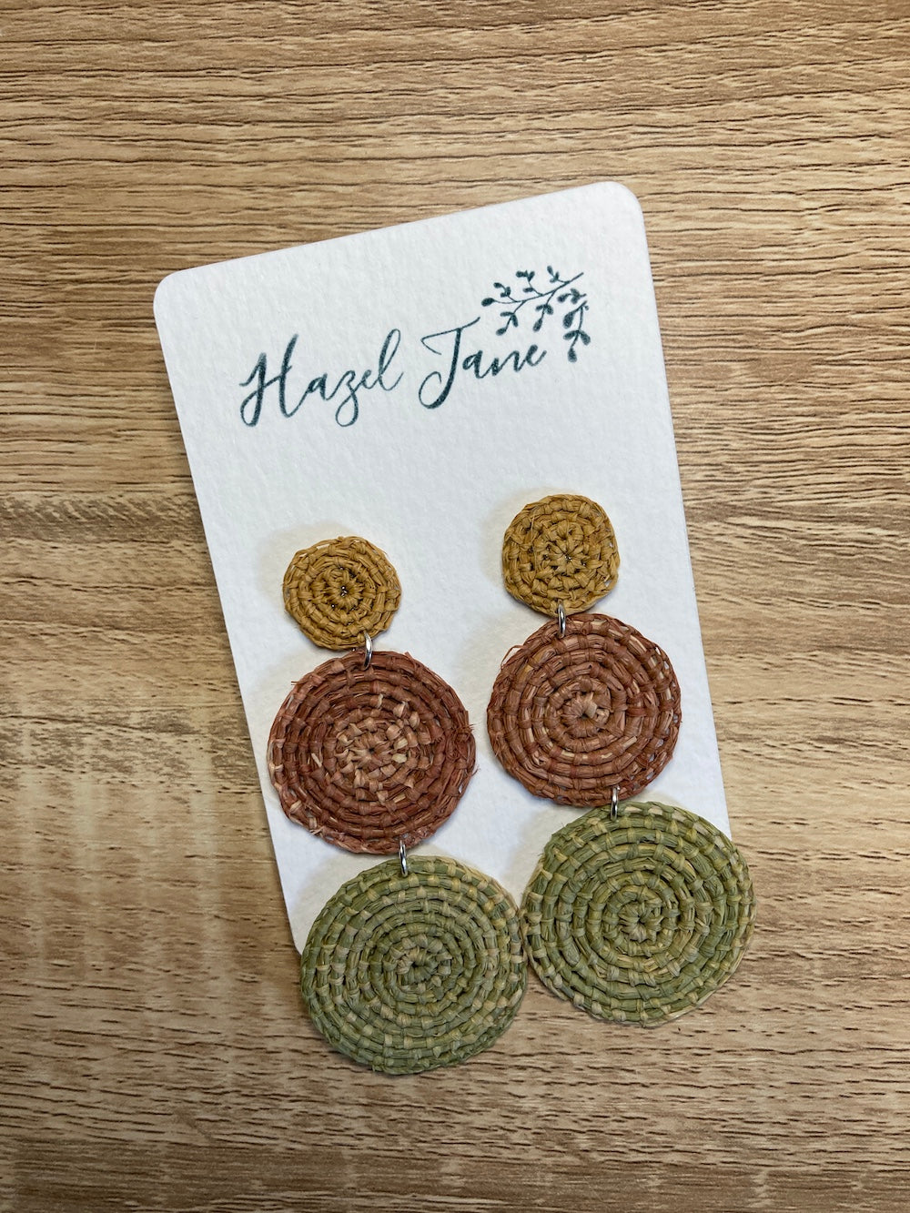 Earrings - Earthy (3 drop)
