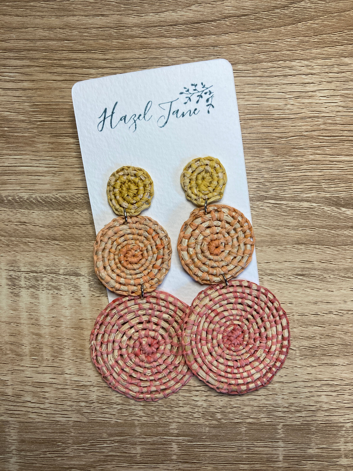 Earrings - Warm Colours (3 drop)