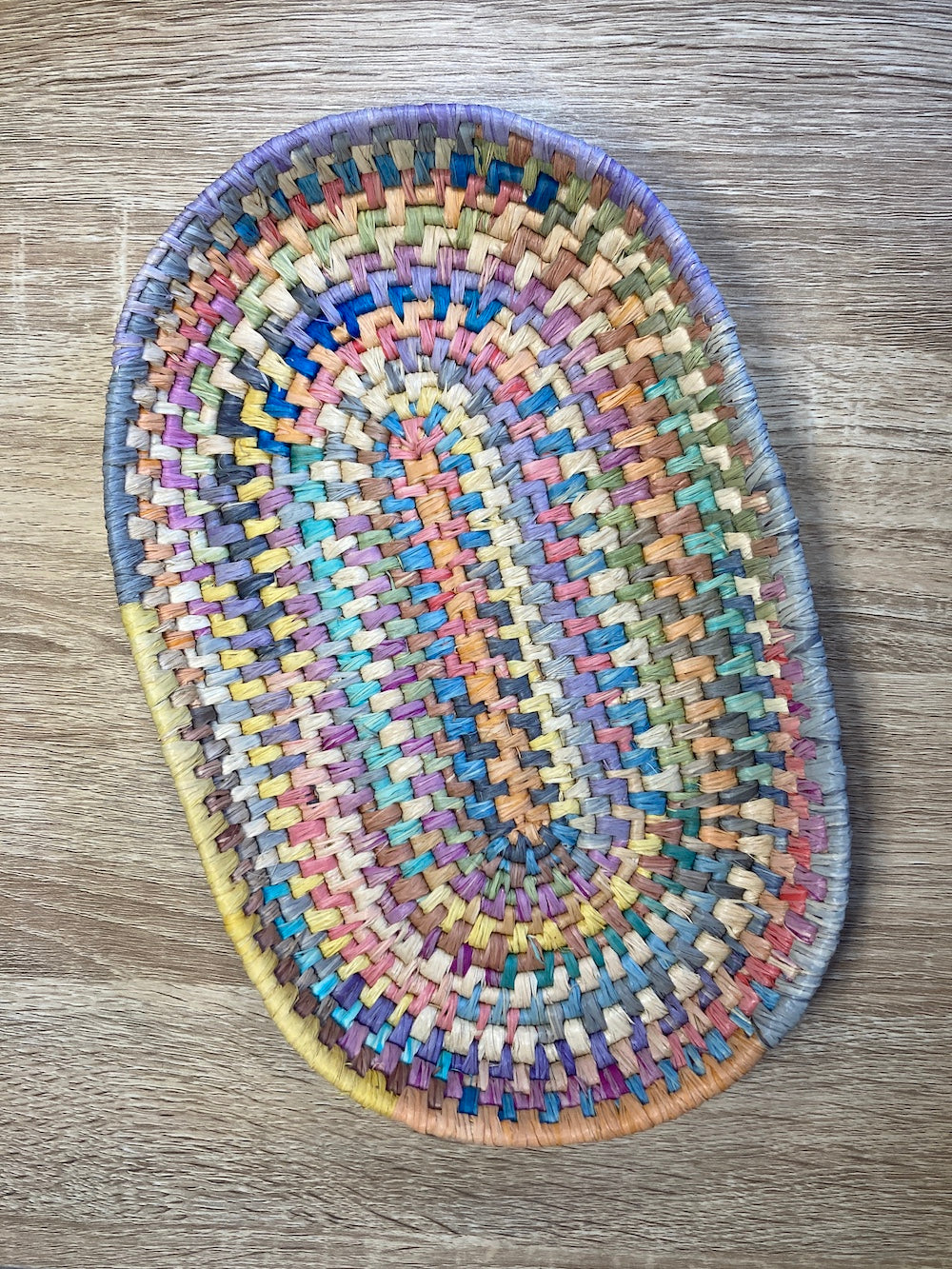 Oval Tray - multi coloured