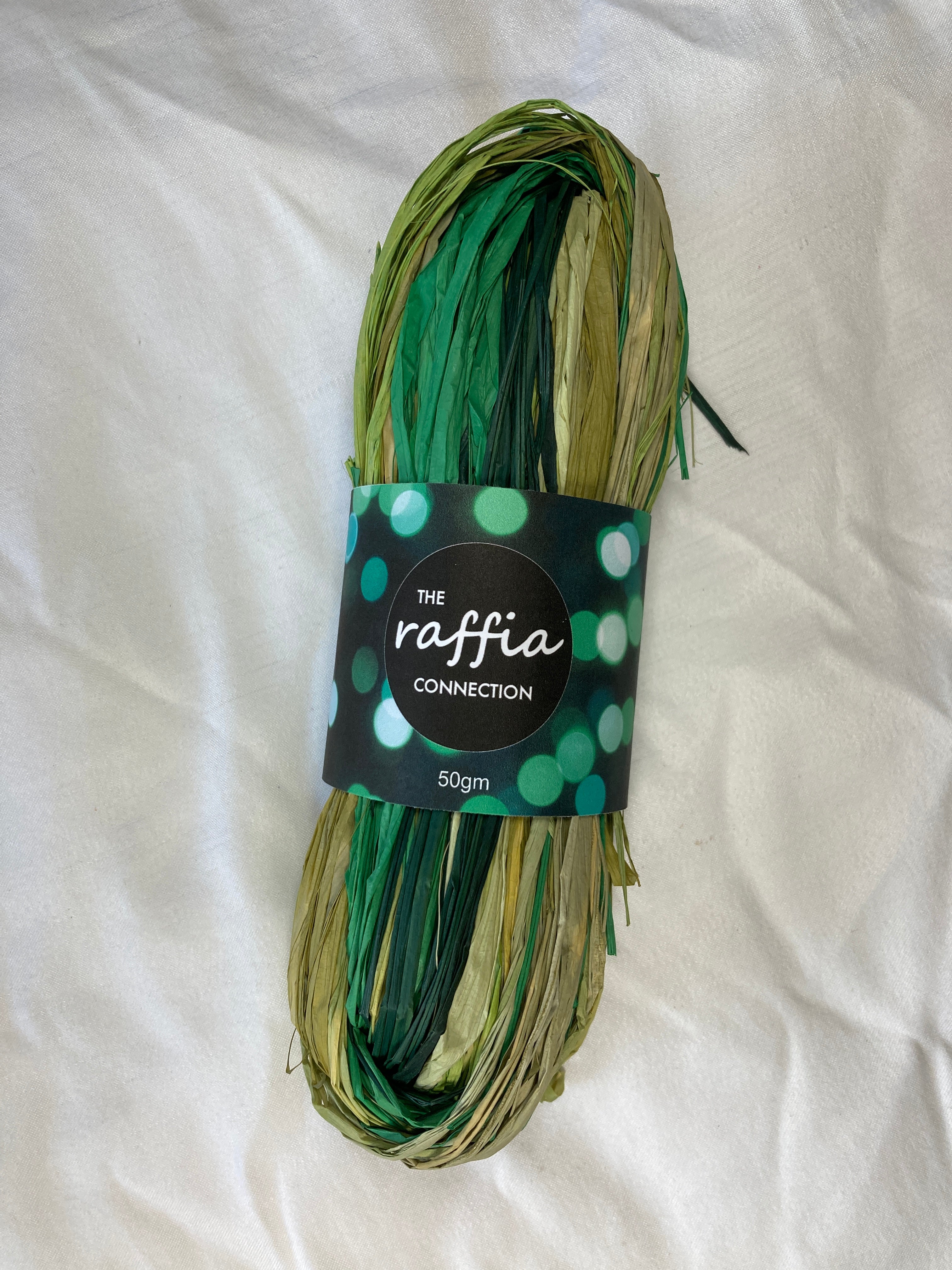 raffia headpiece