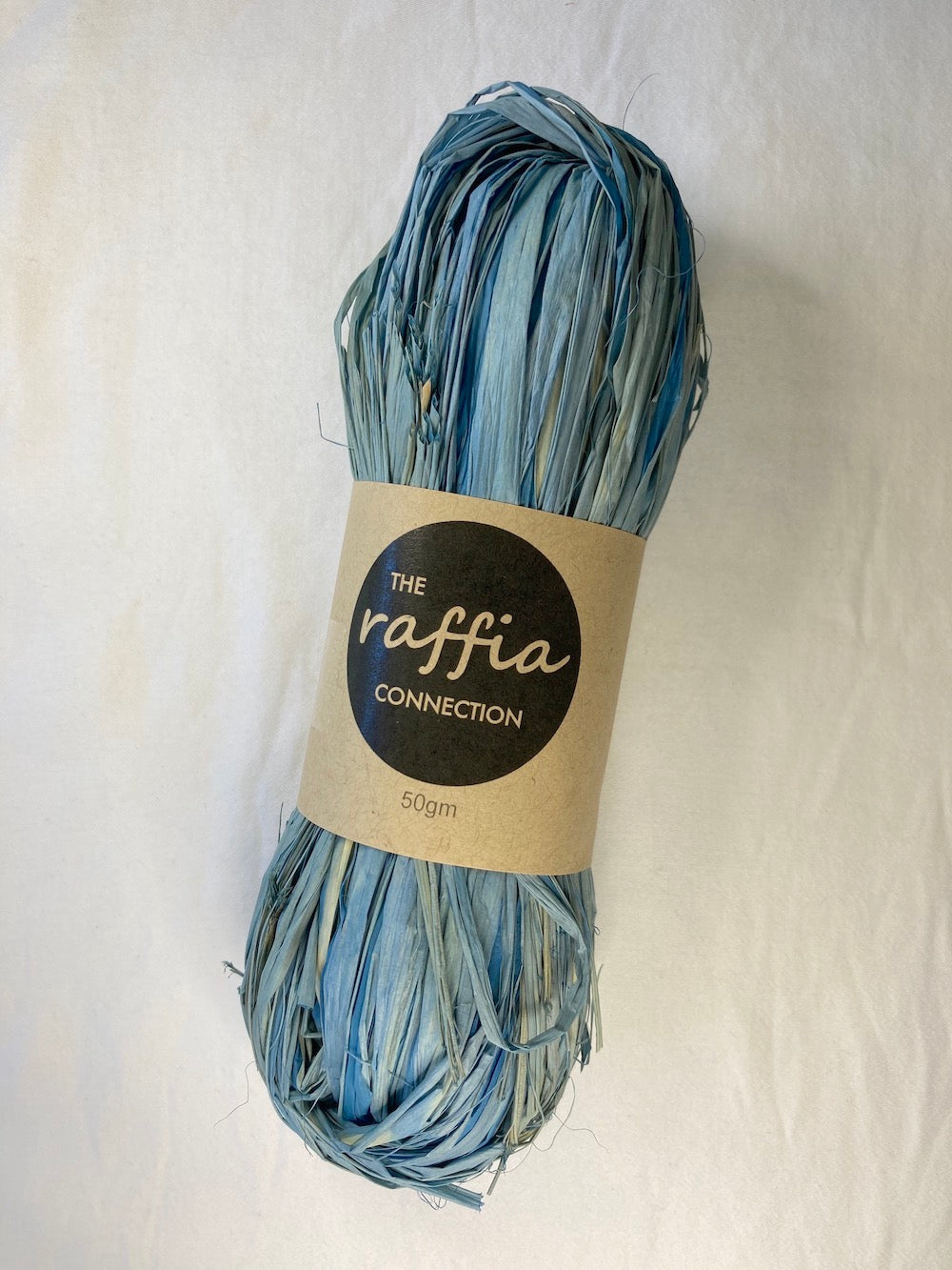 Raffia 50g - Sky (Hand-dyed) - The Raffia Connection