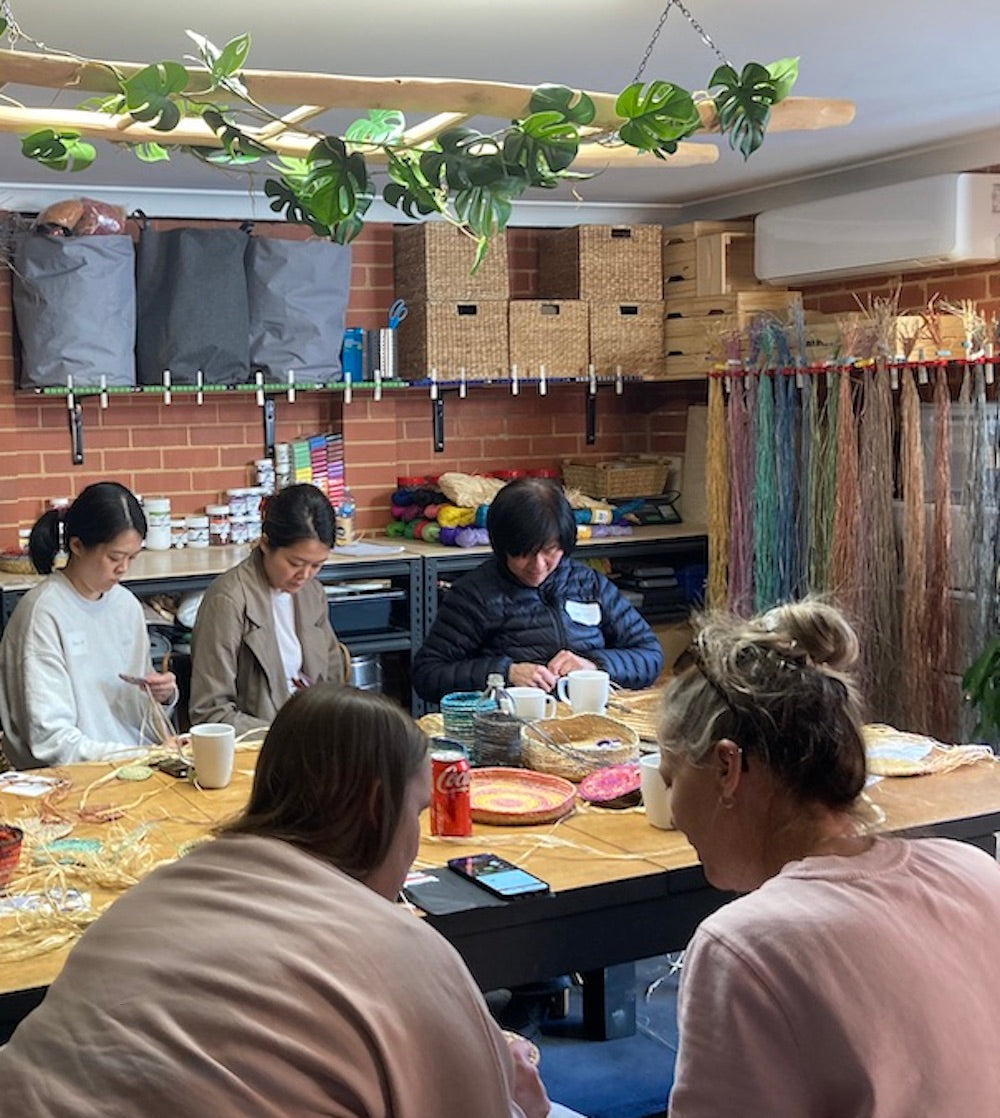 Weave &amp; Unwind - A private raffia weaving experience