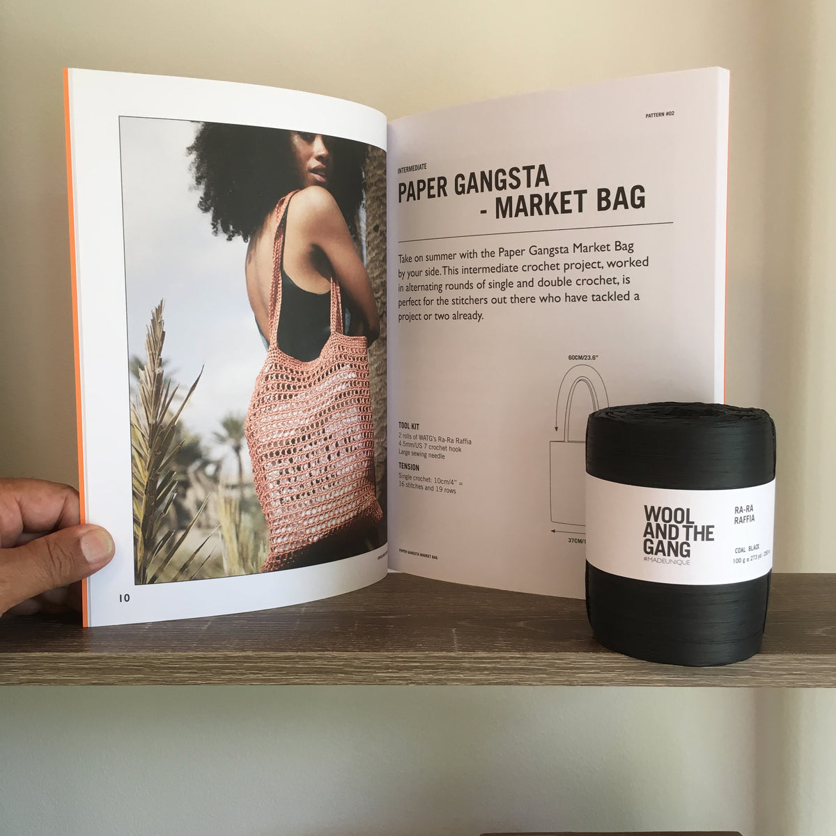 Ra-Ra Raffia 250m - Coal Black