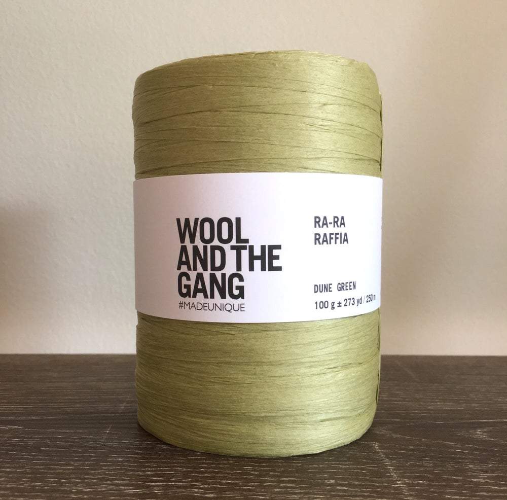Ra-Ra Raffia 250m - Dune Green
