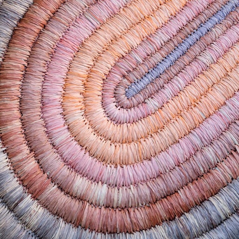 Raffia 50g - Coral (Hand-dyed)