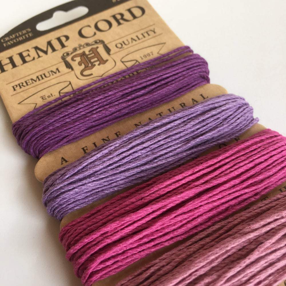 Hemp Cord Card - Berry Bar