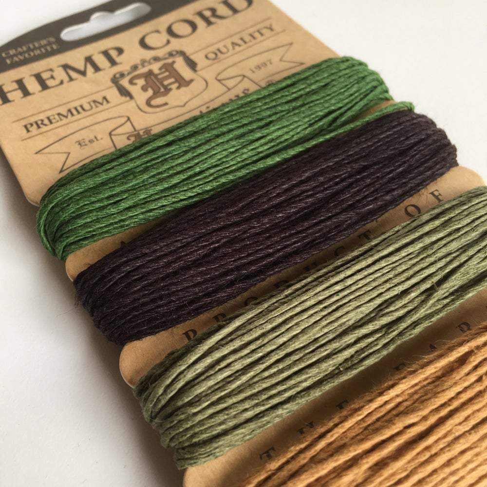 Hemp Cord Card - Camo