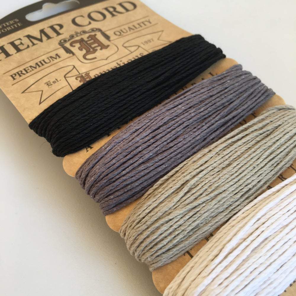 Hemp Cord Card - Onyx