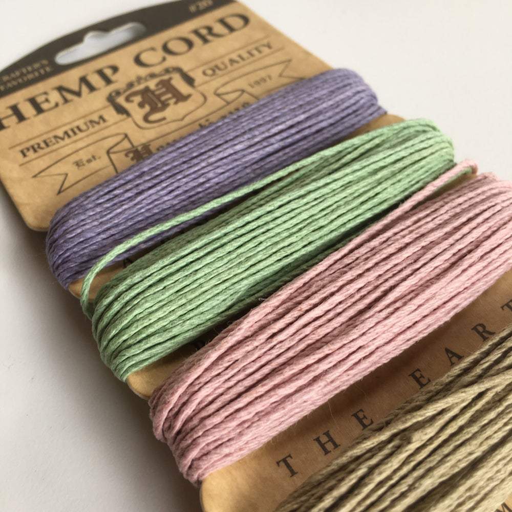 Hemp Cord Card Vintage The Raffia Connection