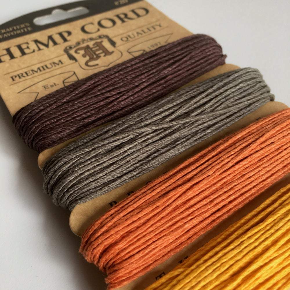 Hemp Cord Card - Harvest