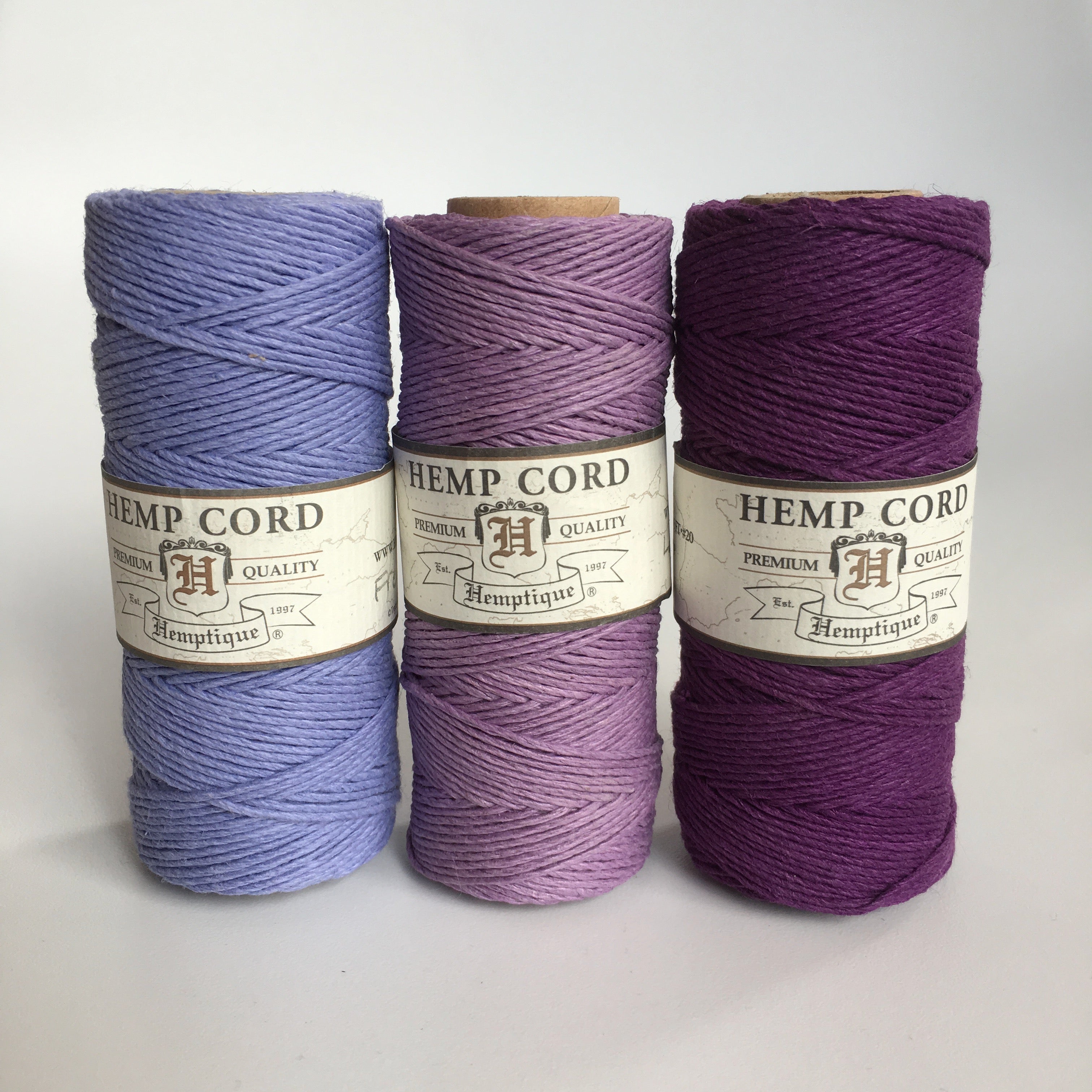 Hemptique Cord - Lavender - The Raffia Connection