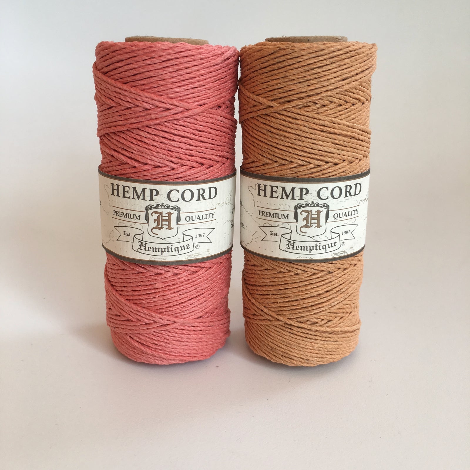 Hemptique Cord - Sunset Coral