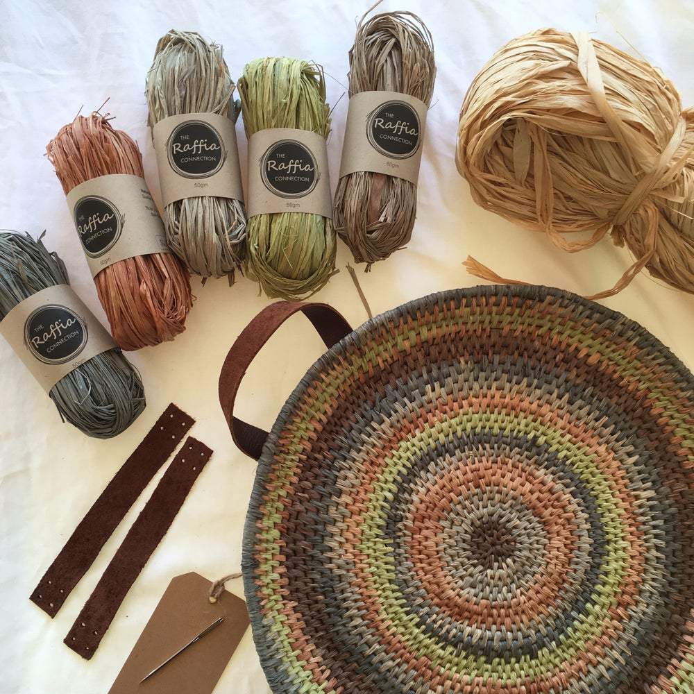 Raffia Tray Kit &amp; Online Course 1 PILBARA