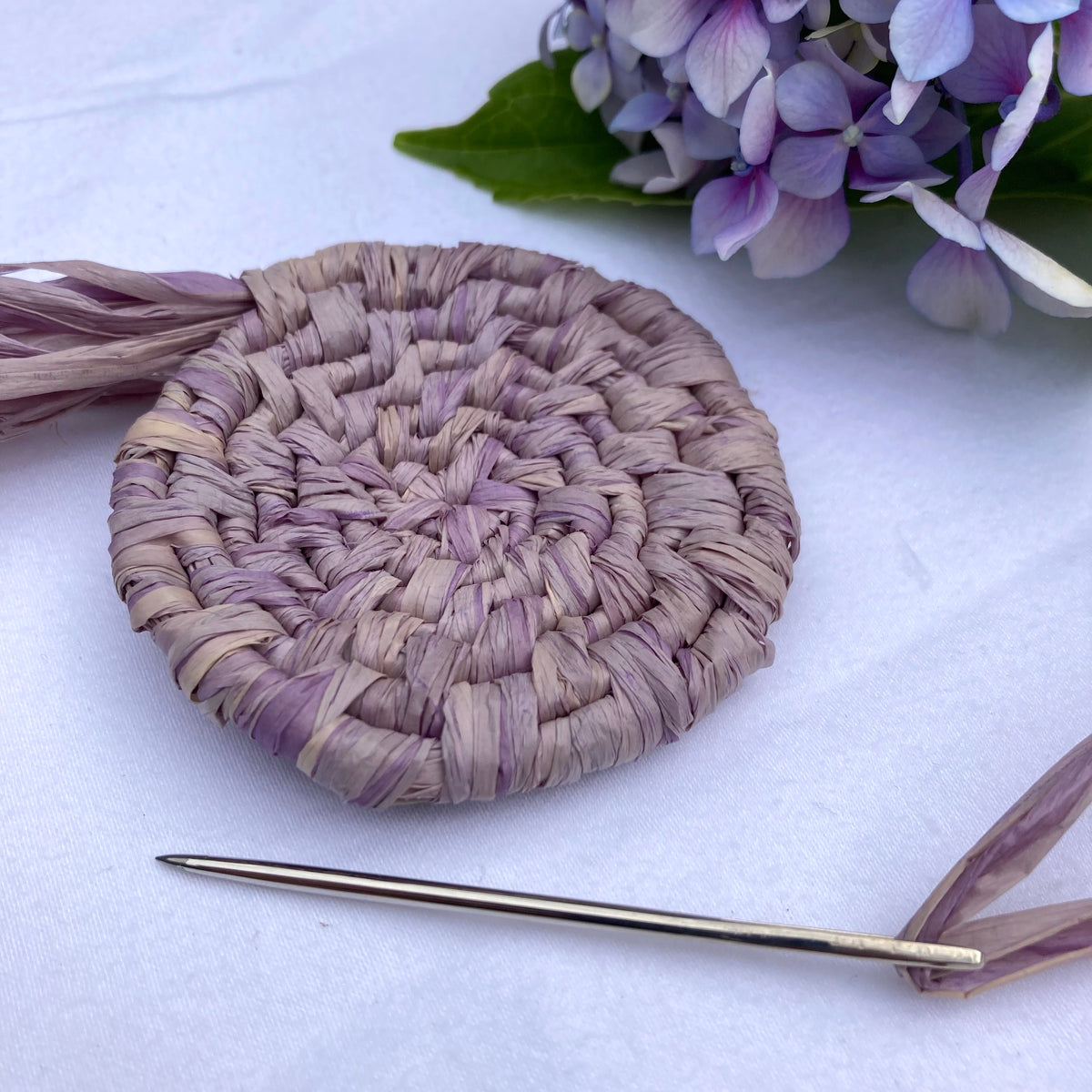 Raffia 50g - Iris (Hand-dyed)