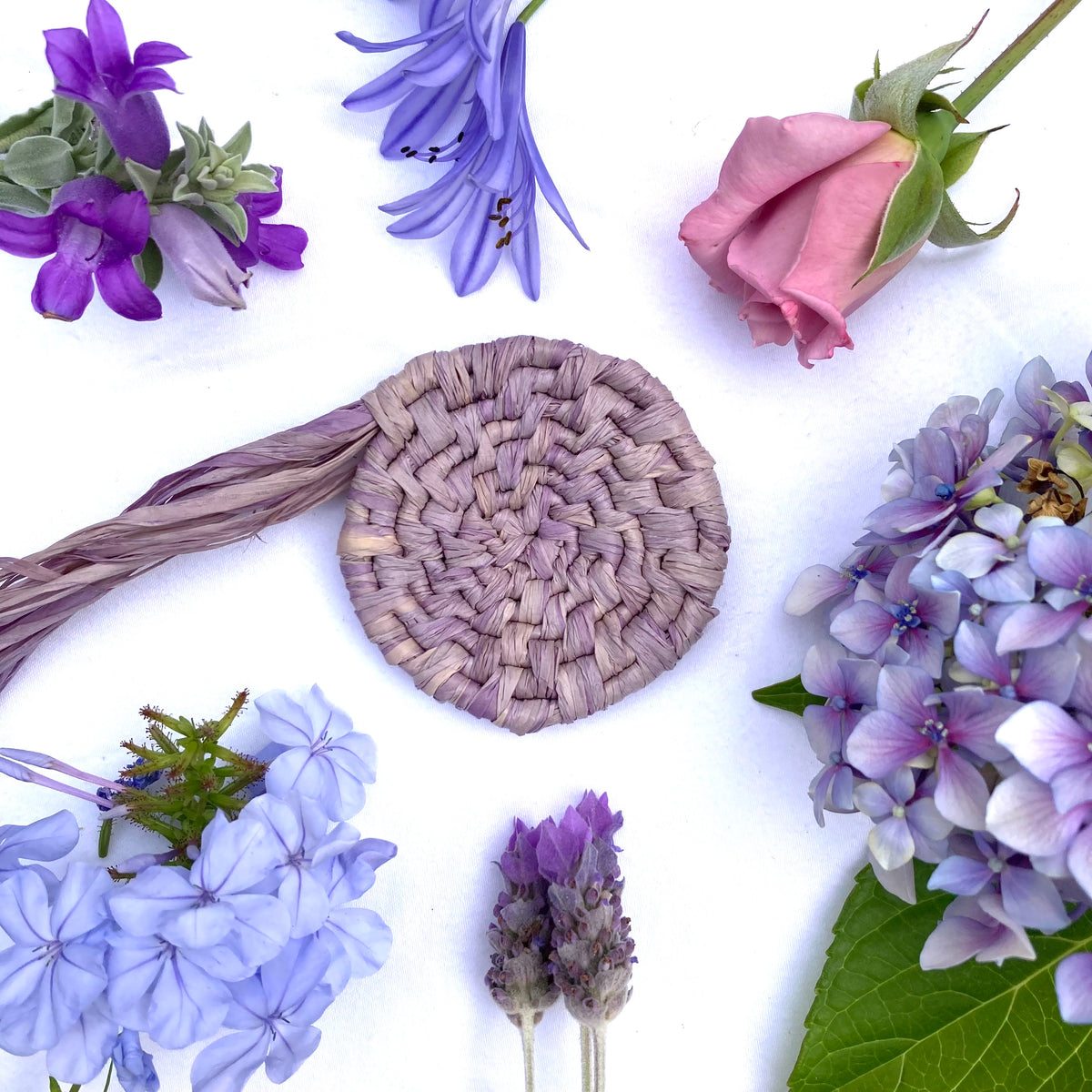 Raffia 50g - Iris (Hand-dyed)