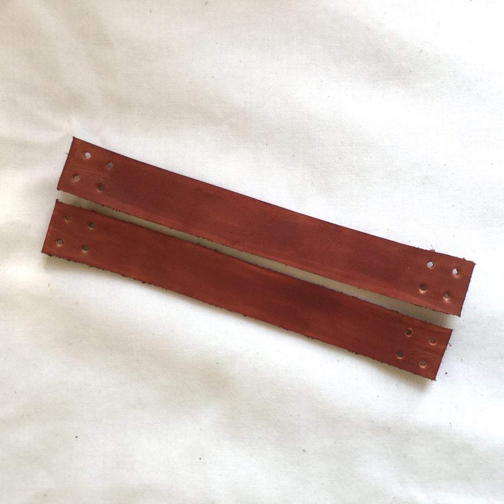 Leather Handles - English Tan